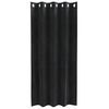 vidaXL Cortinas opacas 2 pcs Negro 140 x 175 cm Terciopelo