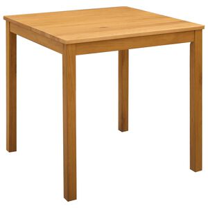 vidaXL Mesa de Comedor 75 x 75 x 75 cm Madera de Roble S&oacute;lido Natural