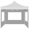 vidaXL Carpa plegable profesional con paredes aluminio blanco 3x3m