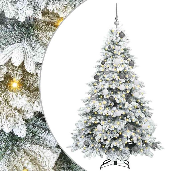 vidaXL &Aacute;rbol de Navidad artificial con 300 LED 180 cm PE y PVC