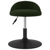 vidaXL Sillas de comedor giratorias 4 uds terciopelo verde oscuro