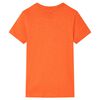 Camiseta infantil naranja oscuro 104
