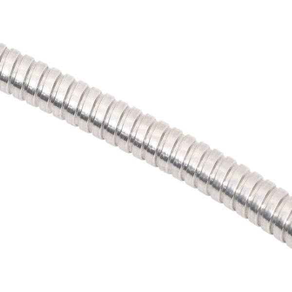vidaXL Manguera jard&iacute;n y pulverizador acero inoxidable plata 14mm 7,5m