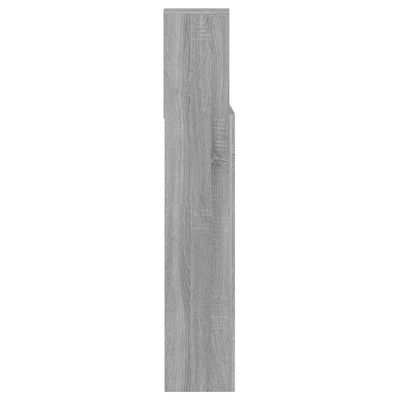 vidaXL Mueble cabecero gris Sonoma 140x19x103,5 cm