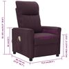 vidaXL Sill&oacute;n de masaje el&eacute;ctrico tela morado