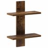 vidaXL Estante de pared Roble Ahumado 30 x 13.5 x 43 cm