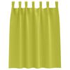 vidaXL Cortinas Opacas con Anillas 2 pcs Verde 140 x 140 cm Poli&eacute;ster