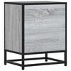 vidaXL Mesitas noche 2 uds madera ingenier&iacute;a gris sonoma 40x31x50 cm