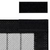 vidaXL Mosquiteras para puerta bloque magnético 2 uds negro 220x130 cm