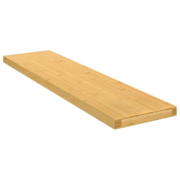 vidaXL Estante de pared de bamb&uacute; 80x20x2,5 cm