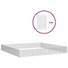 vidaXL Recinto corral animales 48 paneles hierro galvanizado 54x80 cm