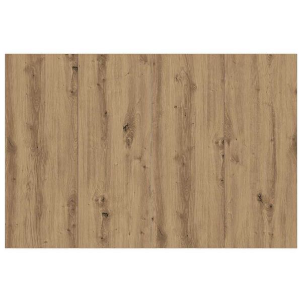 vidaXL Cabecero de cama madera ingenier&iacute;a roble artisan 120x1,5x80 cm