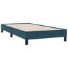 vidaXL Cama box spring con colch&oacute;n terciopelo azul oscuro 80x210 cm