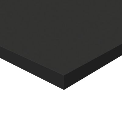 vidaXL Estantes para estantería 4 uds contrachapada negro 80x30x1,5 cm