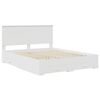 vidaXL Estructura de cama con caj&oacute;n 160 x 200 cm Madera de ingenier&iacute;a