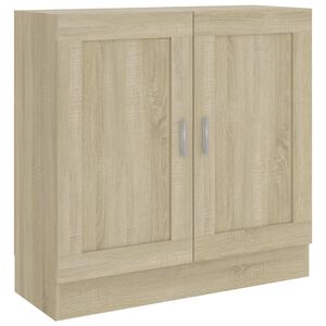 vidaXL Armario libros madera contrachapada color roble 82,5x30,5x80 cm