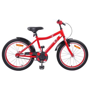 vidaXL Bicicleta Infantil 20 Pulgadas para 6-11 a&ntilde;os Rojo