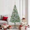 vidaXL &Aacute;rbol de Navidad artificial Verde 180 cm PVC y acero