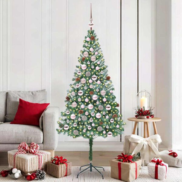 vidaXL &Aacute;rbol de Navidad artificial Verde 180 cm PVC y acero