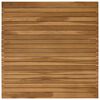 vidaXL Encimera 80 x 80 x 3,5 cm Cuadrado Madera de teca maciza