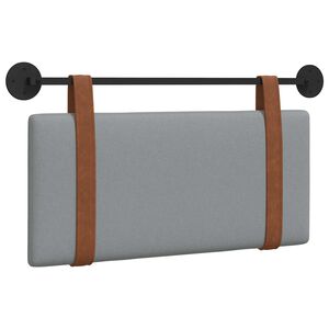 vidaXL Cabecero colgante Gris Claro PU antiguo
