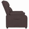 vidaXL Sill&oacute;n reclinable Marr&oacute;n oscuro 82 x 93 x 96 cm tela
