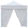 vidaXL Carpa de fiestas pop-up plegable con 8 paredes blanco 3x9 m
