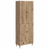 vidaXL Juego de armarios 2 pcs 66 x 34,5 x 95 cm Madera de ingenier&iacute;a