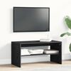 vidaXL Mueble de TV madera de ingenier&iacute;a roble negro 80x40x40 cm