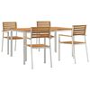vidaXL Conjunto de Comedor de Jard&iacute;n 5 uds.