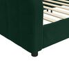 vidaXL Sof&aacute; cama sin colch&oacute;n terciopelo verde oscuro 80x200 cm