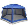vidaXL Carpa para piscina con desmontables y paredes azul 618x532 cm