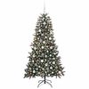 vidaXL &Aacute;rbol de Navidad artificial Verde 180 cm PVC, Pl&aacute;stico y Acero