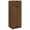 vidaXL Armario de ba&ntilde;o madera contrachapada marr&oacute;n roble 32x34x90 cm
