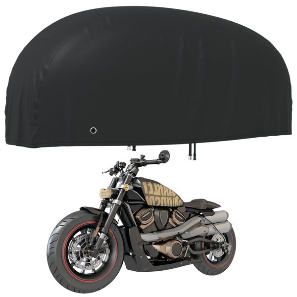 vidaXL Fundas para motos 2 uds tela Oxford 210D 265x105x125 cm