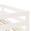 vidaXL Cama alta para ni&ntilde;os con t&uacute;nel madera pino rosa 90x190 cm