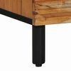 vidaXL Aparador Natural 80 x 33,5 x 75 cm Madera de Acacia S&oacute;lida