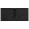 vidaXL Gabinete de Ba&ntilde;o con almacenamiento Roble Negro 63 x 29 x 55 cm