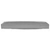 vidaXL Juego de Cojines para Palets 2 pcs Gris 120 x 40 x 8 cm