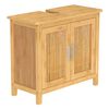 EISL Mueble de lavabo de bamb&uacute; 67x28x60 cm