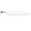 vidaXL Armaz&oacute;n de toldo manual con LEDs 2,5 x 2 m