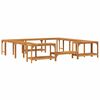 vidaXL Alrededor de Spa Madera de Acacia S&oacute;lida Marr&oacute;n