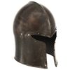 vidaXL R&eacute;plica de casco de caballero medieval antiguo LARP acero plata