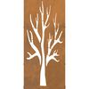 vidaXL Leñero 40x30x80 cm acero corten