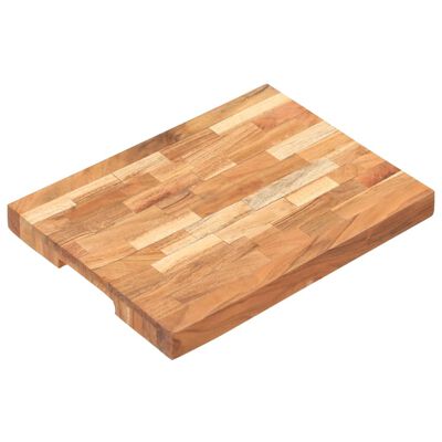 vidaXL Tabla de cortar de madera maciza de acacia 40x30x4 cm