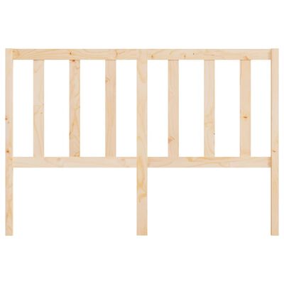 vidaXL Cabecero de cama madera maciza de pino 141x4x100 cm