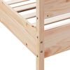 vidaXL Estructura de cama sin colch&oacute;n madera maciza pino 75x190 cm