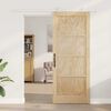 vidaXL Puerta Corredera ORKDAL Marr&oacute;n 86 x 211 cm