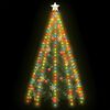 vidaXL Red de luces de &aacute;rbol de Navidad 250 LEDs de colores 250 cm