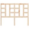 vidaXL Cabecero de cama madera maciza de pino 126x4x100 cm